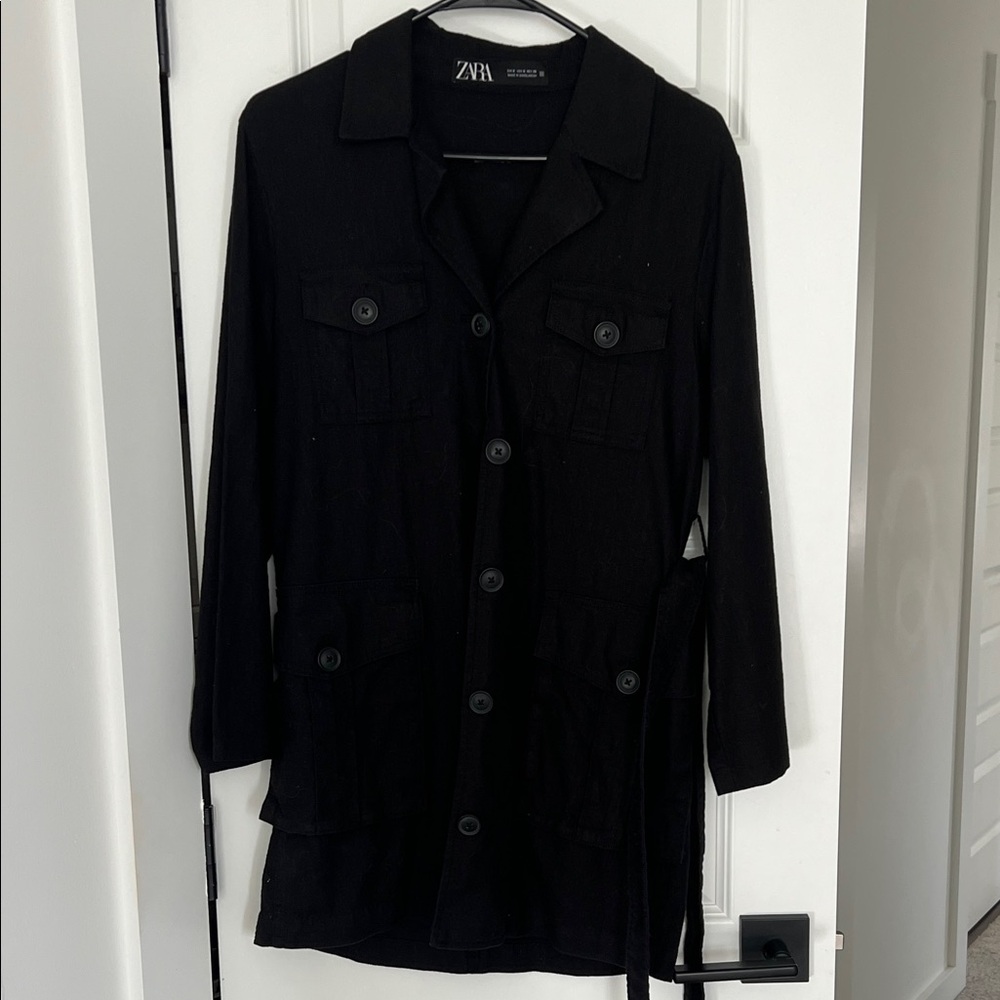 Zara Black dress with belt
